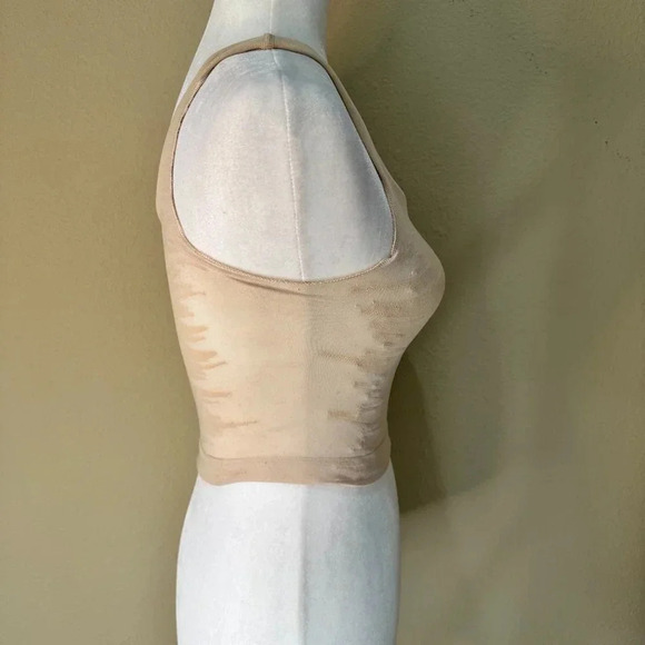 URBAN OUTFITTERS Out From Under Sheer Neutral Crop Top Bralette - XS/S - Picture 4 of 7